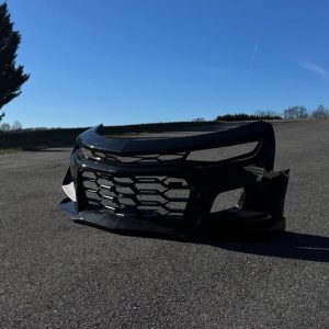1le style front bumper for 6th gen camaro gloss black