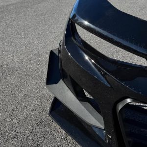 1le style front bumper for 6th gen camaro gloss black