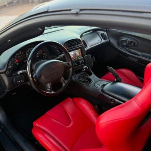 corbeau evo x rosso corsa limited edition seats red like new c5 corvette