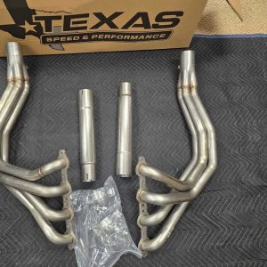 texas speed headers c5 corvette used like new 25-c5sslt-only complete system