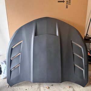 terminator style hood 2019-2021 camaro carbon fiber aggressive
