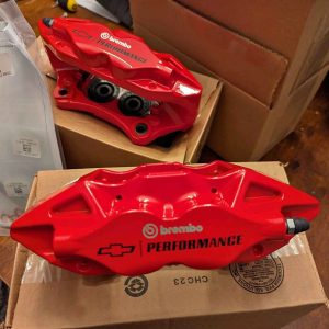 GM Performance 4-Piston Rear Brake Calipers & Pads – 2 Pairs