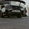 2017-2025 camaro zl1 evo diffuser gloss black with smoked reflectors