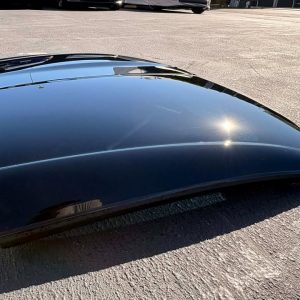 c6 corvette transparent roof with wall mount padding and hooks