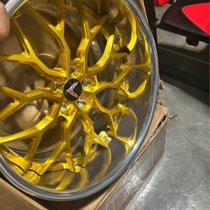 new c8 stingray wheels 20x10 front 21x12 rear set of 4