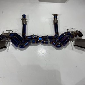 c8 corvette titanium exhaust system stingray eray new valved catback