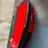 red 6th gen camaro trunk with streetfighter la carbon spoiler complete assembly