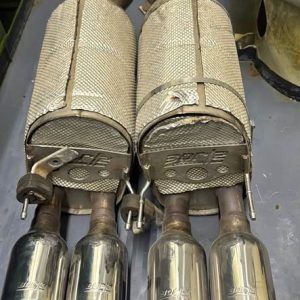 used borla exhaust 2009 corvette z06 c6 stainless steel