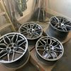 2025 corvette z06 charcoal aluminum rims new oem 20x10 front 21x13 rear