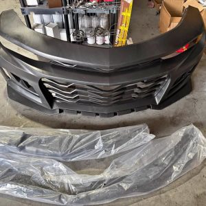 2016-2018 camaro zl1 style front bumper conversion unpainted polypropylene